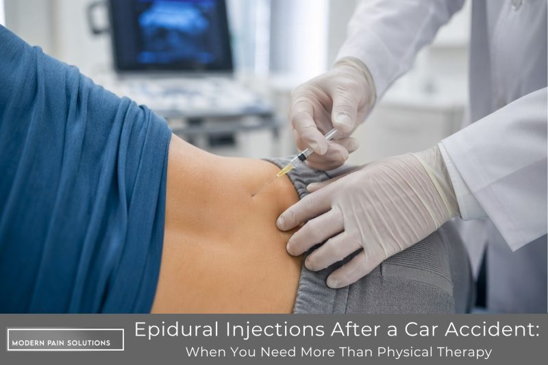Epidural Injections After a Car Accident When You Need More Than Physical Therapy